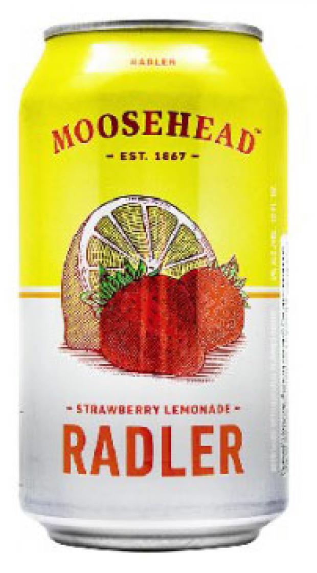 фото Пиво moosehead strawberry lemonade radler светлое фильтрованное 4%, 355 мл