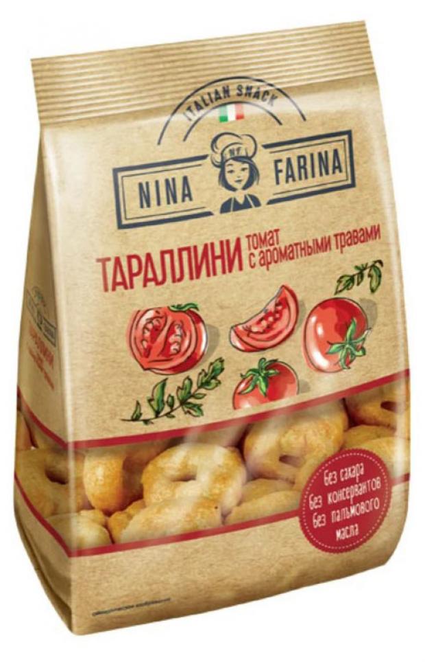 фото Тараллини nina farina с томатом и ароматными травами, 180 г