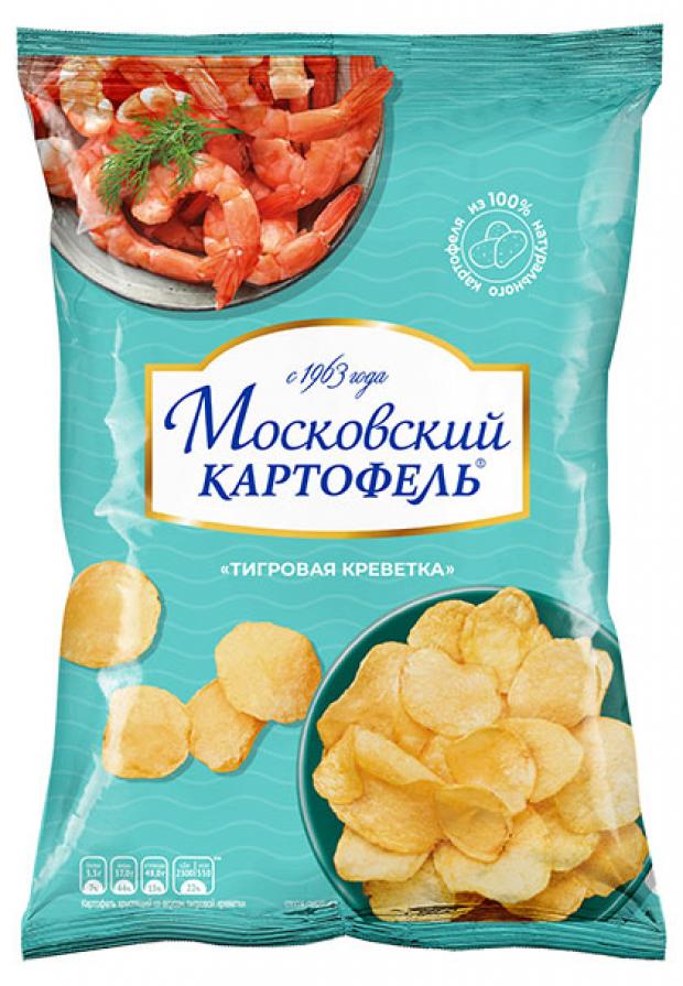 фото Чипсы «московский картофель» рифленый со вкусом тигровой креветки, 150 г