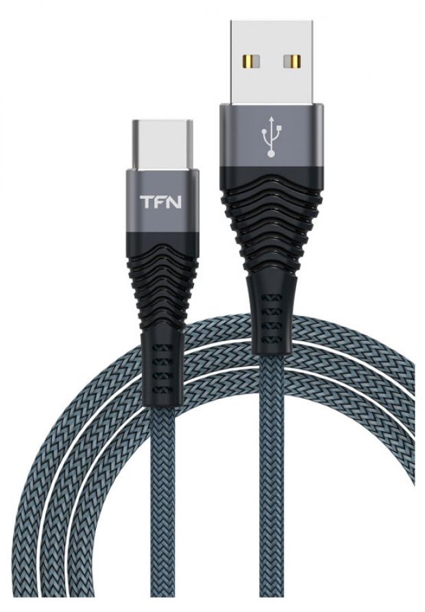 фото Кабель tfn forza usb – type-c графит, 1 м