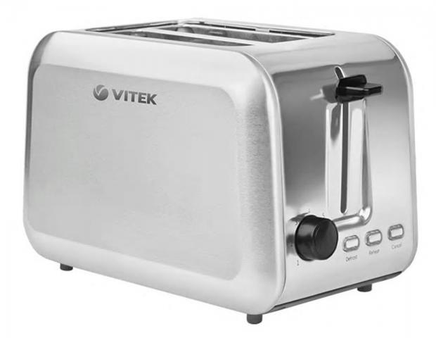 фото Тостер vitek vt-1588 стальной