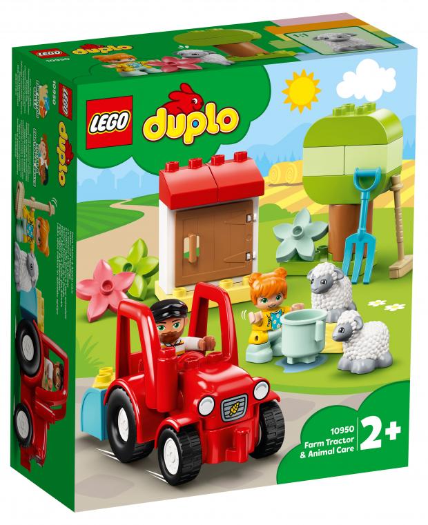 фото Констурктор lego duplo town 10950 фермерский трактор и животные