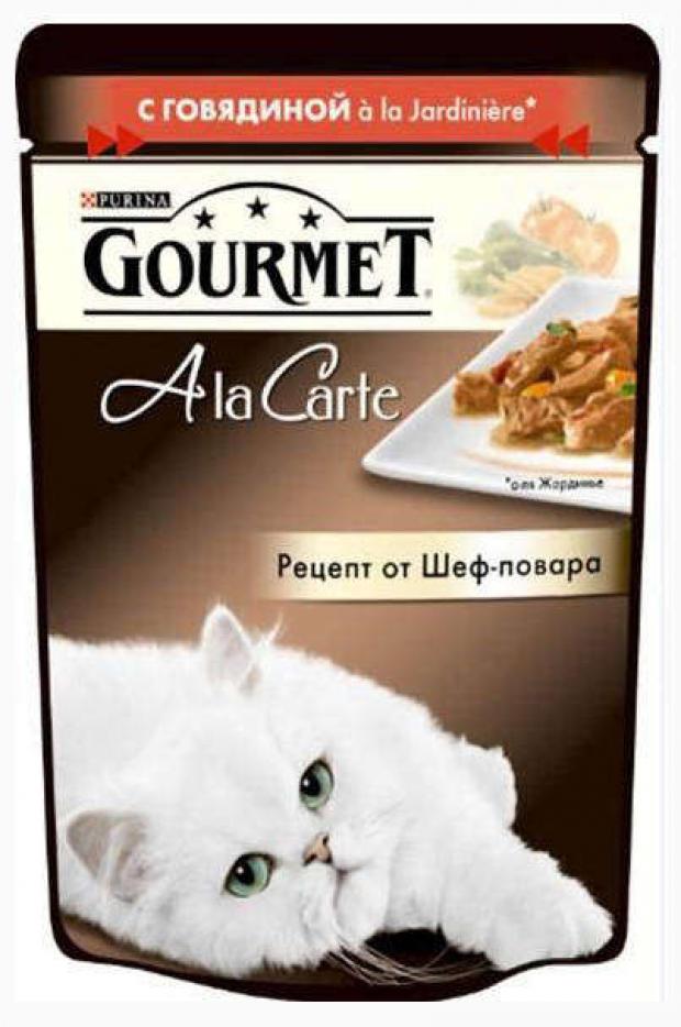 фото Корм для кошек gourmet a la carte говядина, 85 г