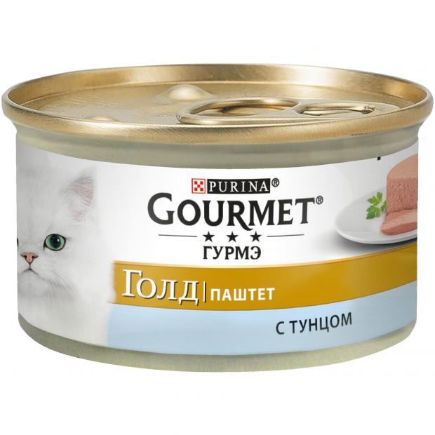 фото Консервированный корм для кошек gourmet gold паштет с тунцом, 85 г