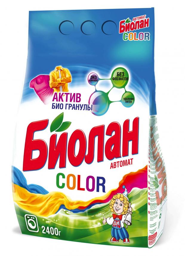 фото Стиральный порошок «биолан» color автомат, 2,4 кг