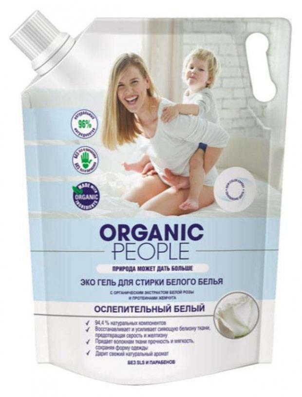 фото Гель для стирки organic people эко для белого белья, 2 л