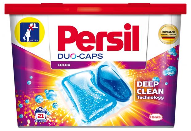 фото Капсулы для стирки persil duo-caps 360° color, 21 шт