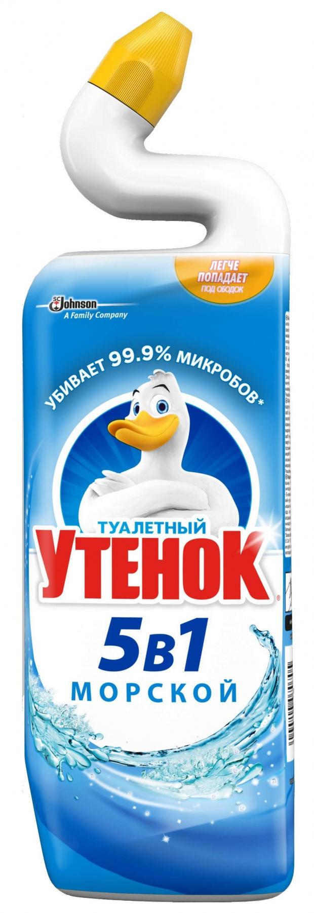 фото Гель для унитаза «туалетный утенок» морской, 900 мл