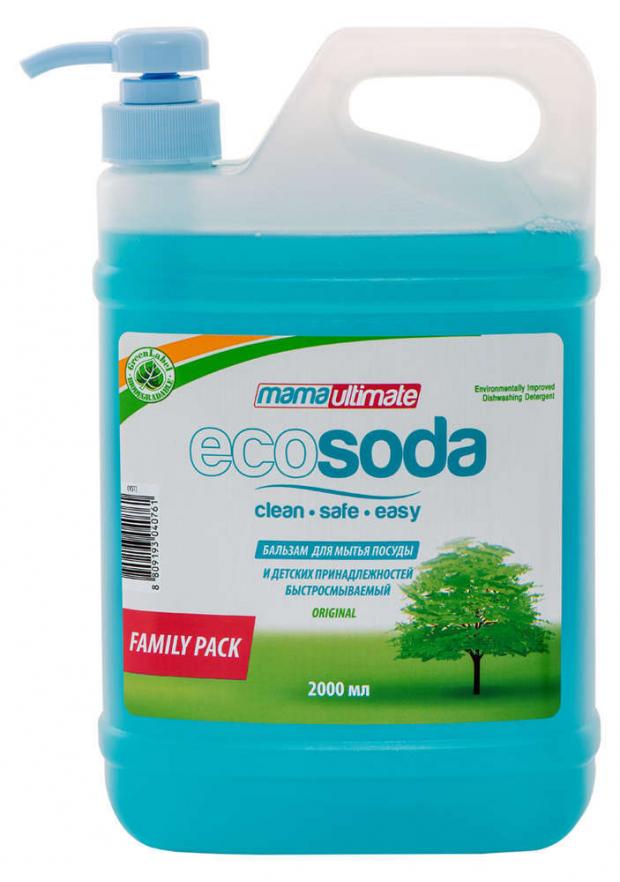 фото Бальзам для мытья посуды mama ultimate eco soda, 2 л