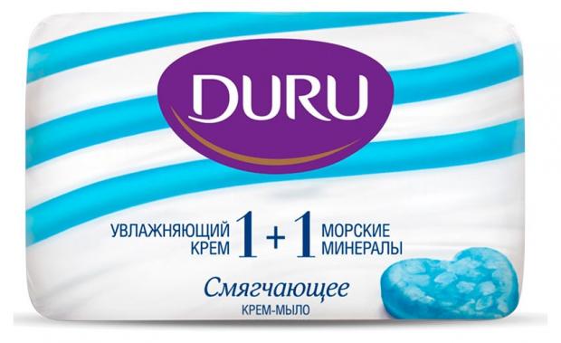 Крем-мыло Duru Soft Sensations 1+1 морские минералы, 80 г