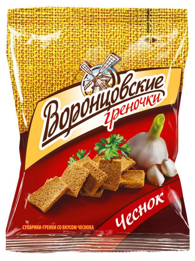 

Гренки ржано-пшеничные «Воронцовские» со вкусом чеснока, 60 г