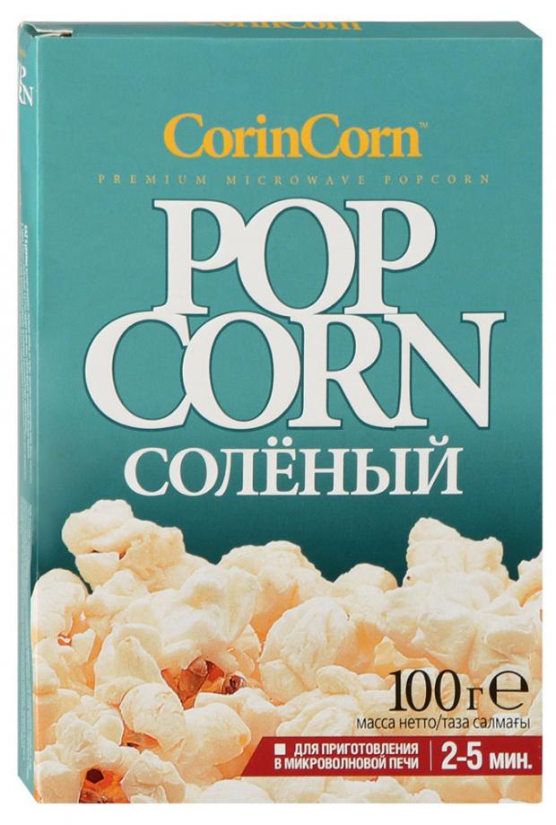 фото Попкорн corin corn соленый, 100 г