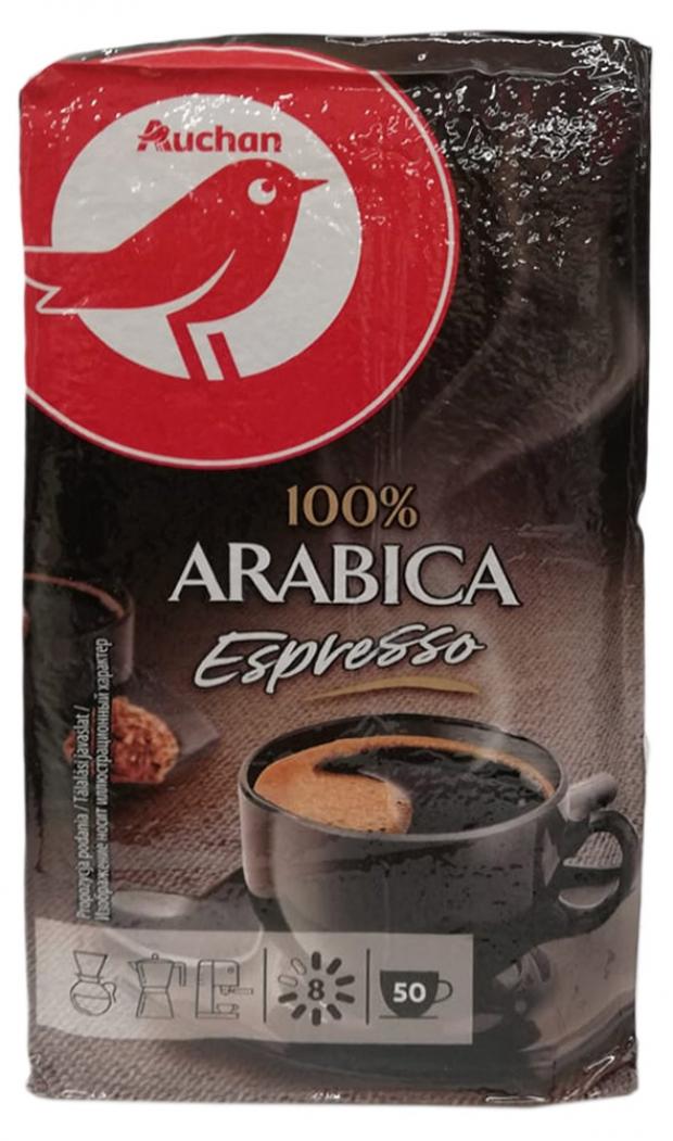 

Кофе молотый АШАН Arabika Espresso, 250 г