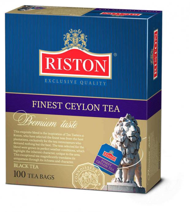 фото Чай черный riston ceylon tea в пакетиках, 100х1,5 г