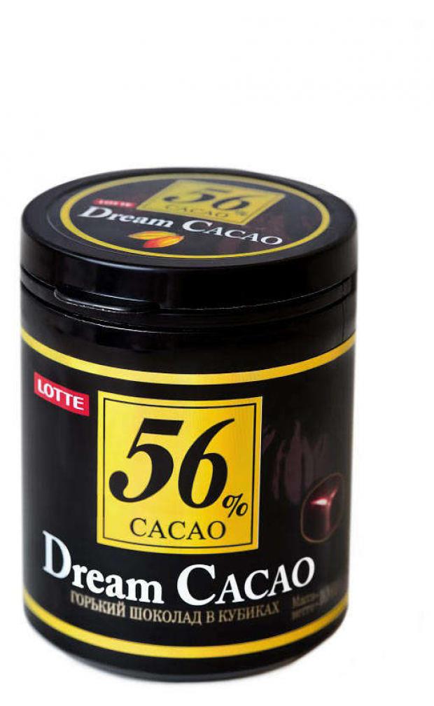 Шоколад LOTTE Dream Cacao горький 56%, 106 г