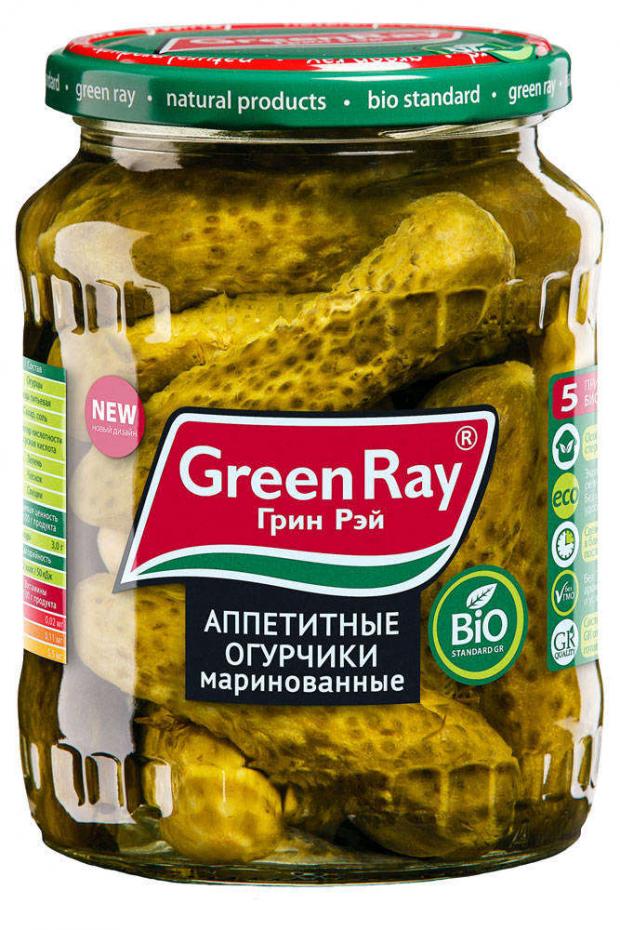 фото Огурцы green ray аппетитные маринованные, 720 мл