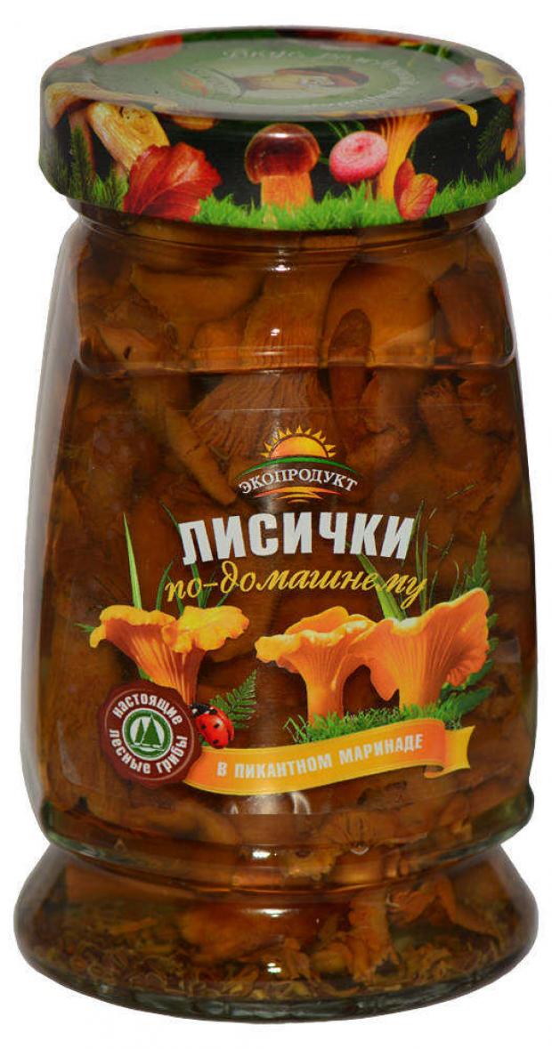 фото Лисички маринованные «экопродукт» по-домашнему, 340 г