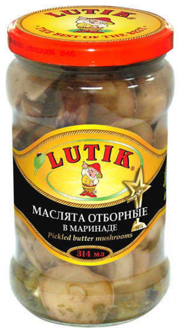 

Маслята маринованные Lutik отборные, 314 мл