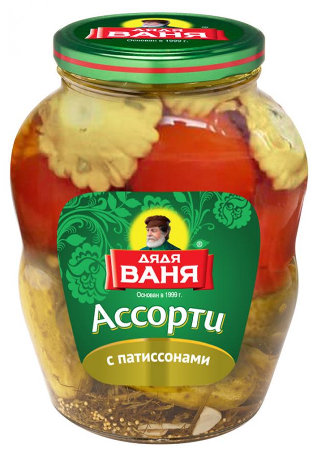 

Ассорти овощное «Дядя Ваня» с патиссонами, 1,8 кг