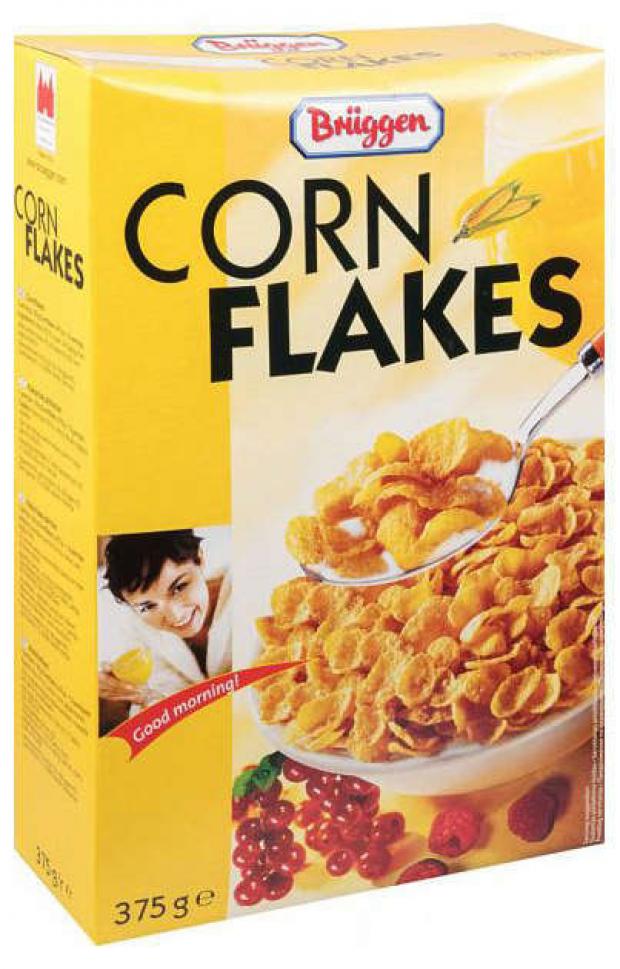 фото Хлопья кукурузные bruggen corn flakes, 375 г