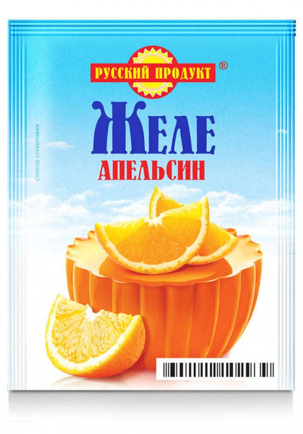 фото Желе десертное «русский продукт» со вкусом апельсина, 50 г