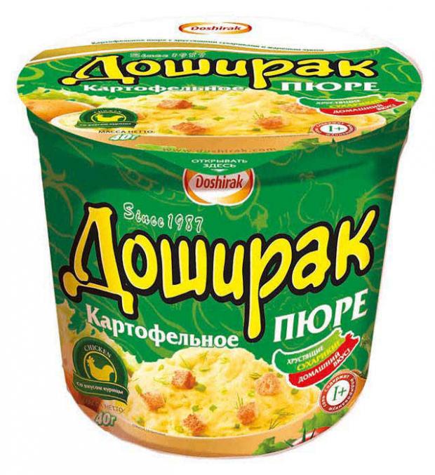 фото Пюре картофельное doshirak со вкусом курицы, 40 г