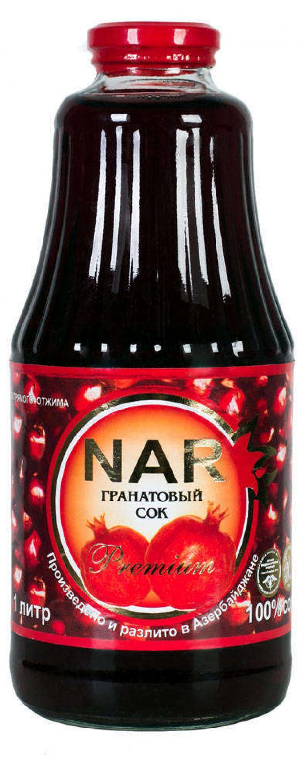 Сок гранатовый NAR, 1 л