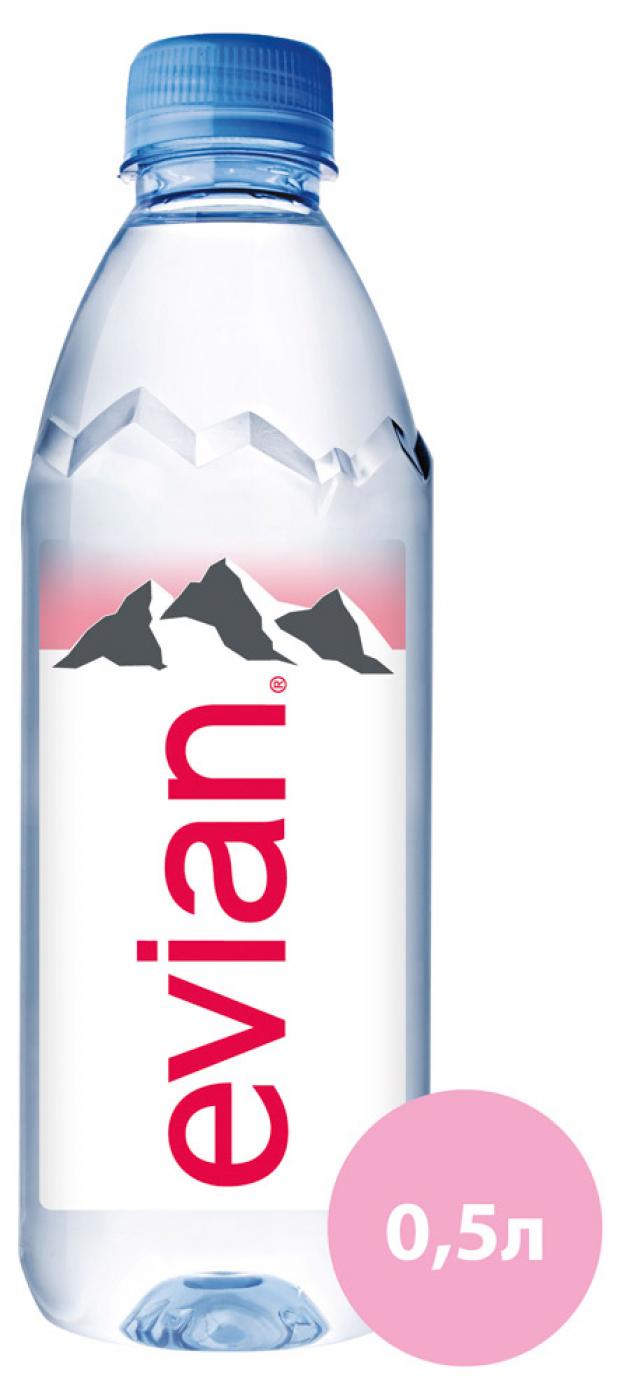 Вода минеральная Evian без газа 500 мл 119₽