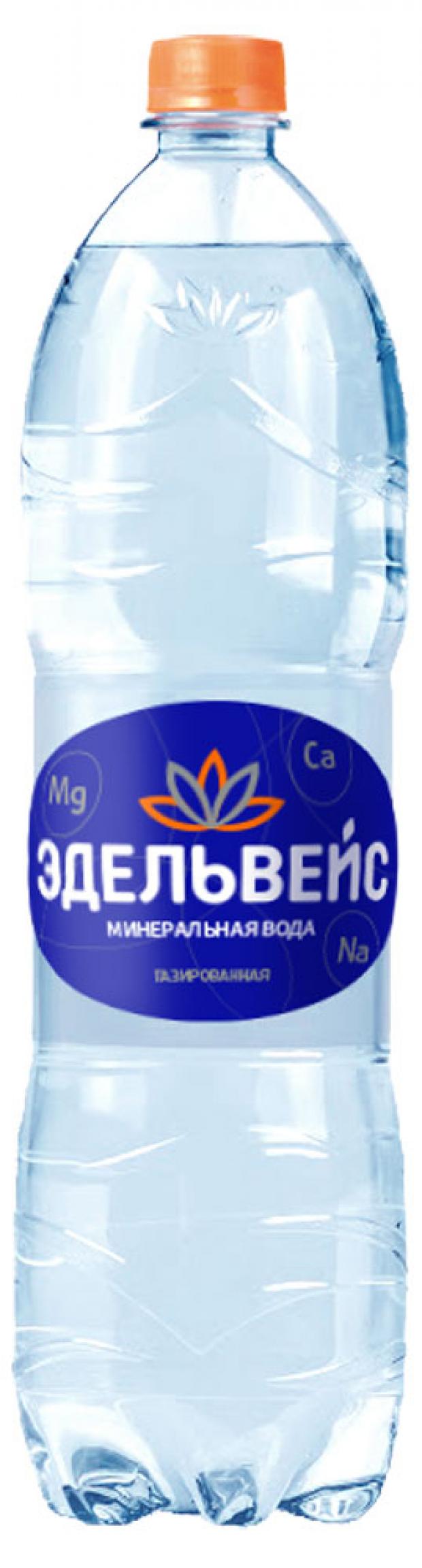 Вода минеральная Эдельвейс лечебная с газом 15 л 23₽