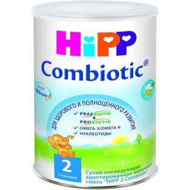 

Смесь сухая молочная Hipp 2 Combiotic 6 мес, 800 г