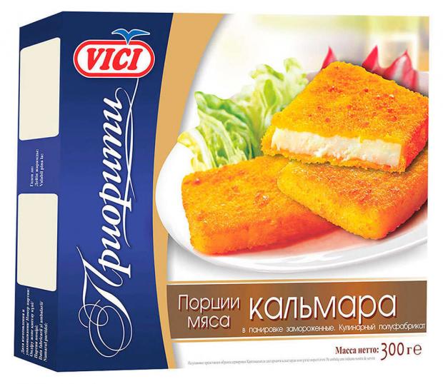 фото Мясо кальмара vici в панировке, 300 г