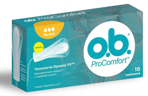 Тампоны гигиенические Ob Pro Comfort Normal 16 шт 140₽