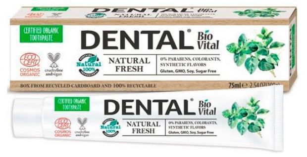 фото Зубная паста dental biovital fresh с мятой, 75 мл deba