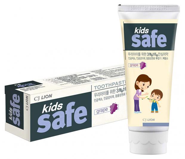 

Зубная паста детская Lion Kids safe со вкусом винограда, 90 г