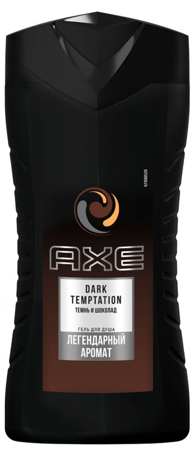 фото Гель для душа мужской axe dark temptation, 250 мл