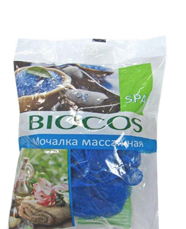 Мочалка банная Biocos Spa, 1 шт