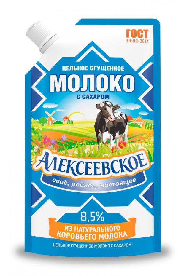 Молоко сгущенное «Алексеевское» цельное с сахаром 8,5%, 650 г