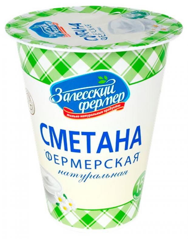 Сметана «Залесский Фермер» фермерская 15%, 300 г