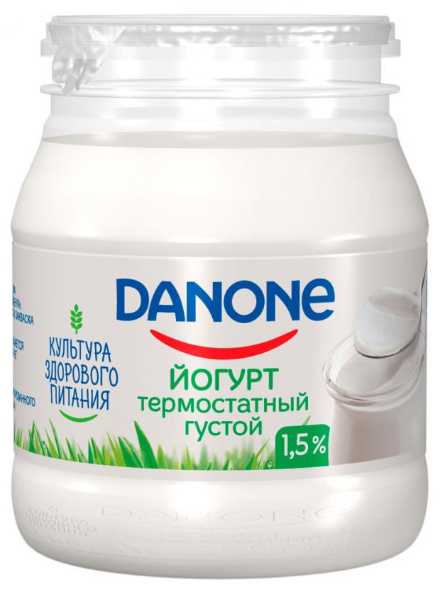 

Биойогурт термостатный «Danone» густой обогащенный 1,5%, 250 г