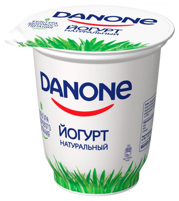 фото Йогурт густой «danone» натуральный 3,3%, 350 г