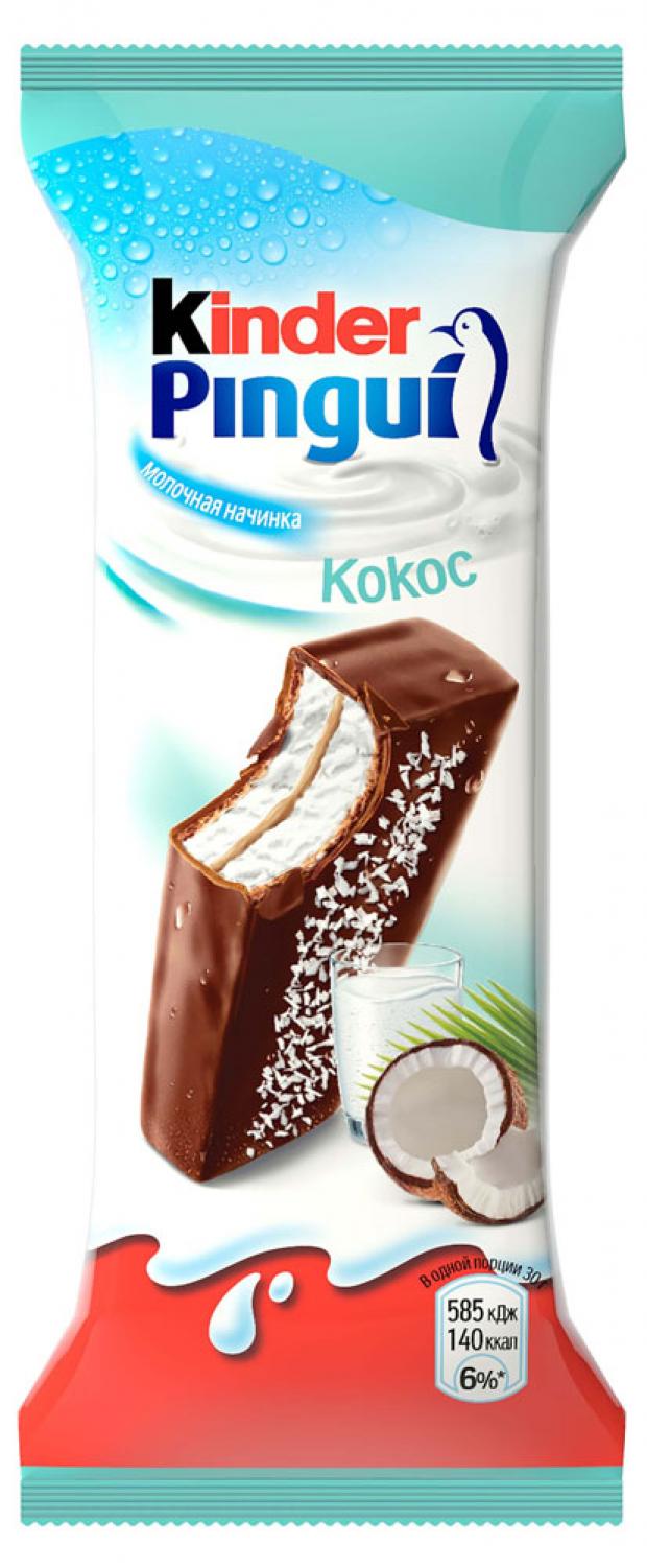 Пирожное Kinder Пингви кокос, 30 г