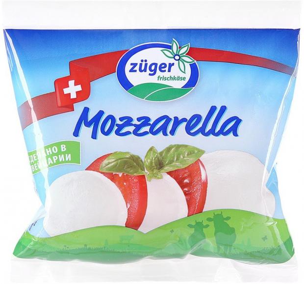 Сыр мягкий Zuger Mozzarella 45 100 г 85₽