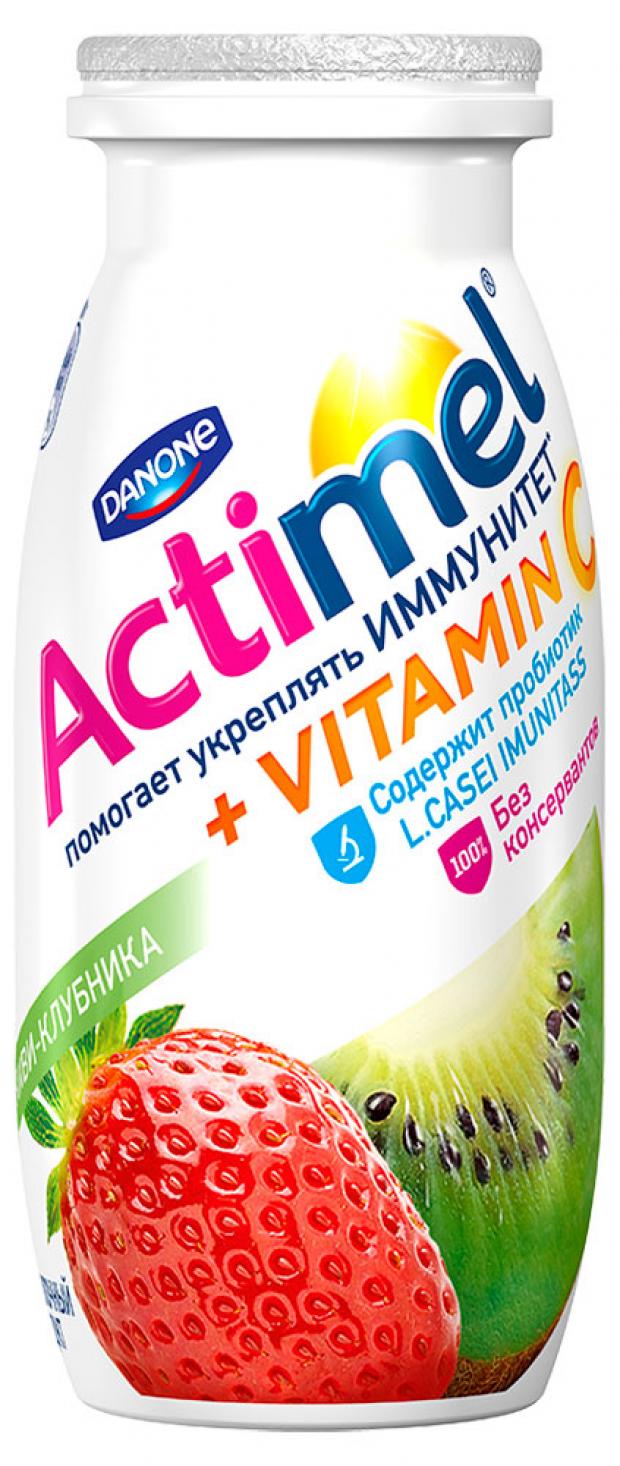 

Продукт кисломолочный Actimel обогащенный киви-клубника 2.5%, 100 г