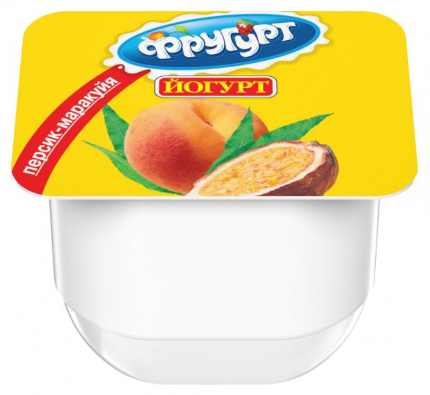 Йогурт Фругурт фруктовый персик-маракуйя 25 250 г 38₽