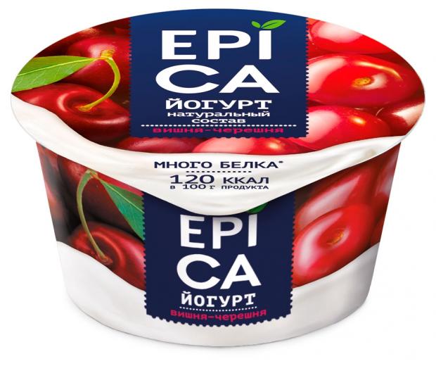 Йогурт Epica с вишней-черешней 4.8%, 130 г