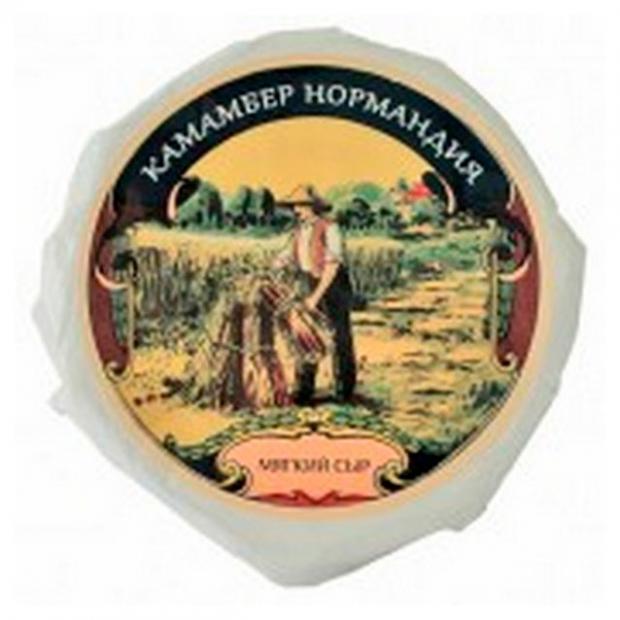 Сыр мягкий «Нормандия» Камамбер с белой плесенью 50%, 125 г