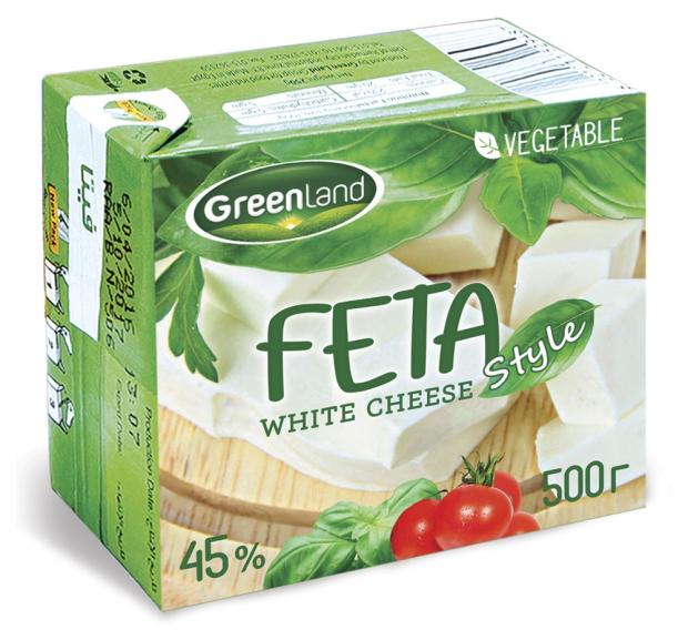 Сыр сычужный GreenLand Feta white cheese рассольный 500 г 207₽