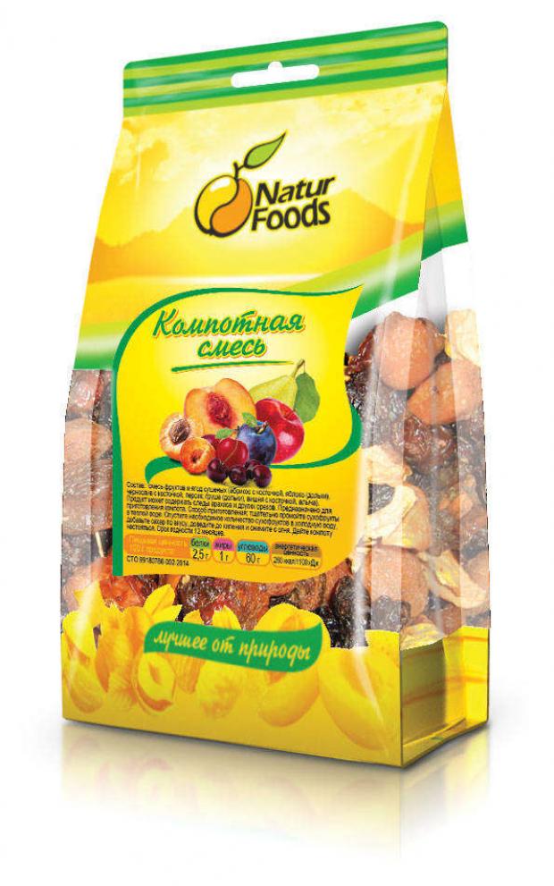 фото Смесь компотная naturfoods экстра ассорти, 700 г