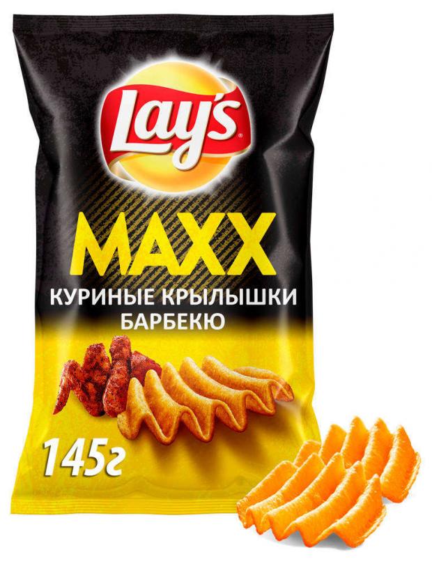 

Чипсы Lay's MAXX куриные крылышки барбекю, 145 г