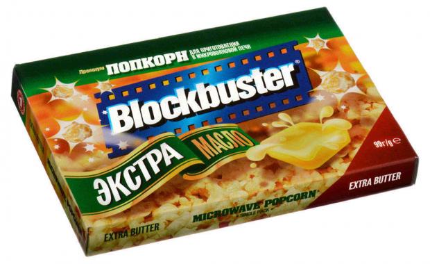 фото Попкорн blockbuster экстра масло, 99 г